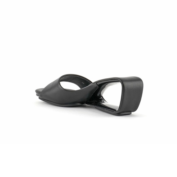 United Nude Mobius Mid-heel Mules,  sandal with a hollow loop-shaped - Picture 4 of 10